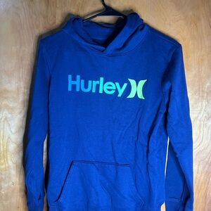 Hurley Navy Blue Pullover Kids Hoodie